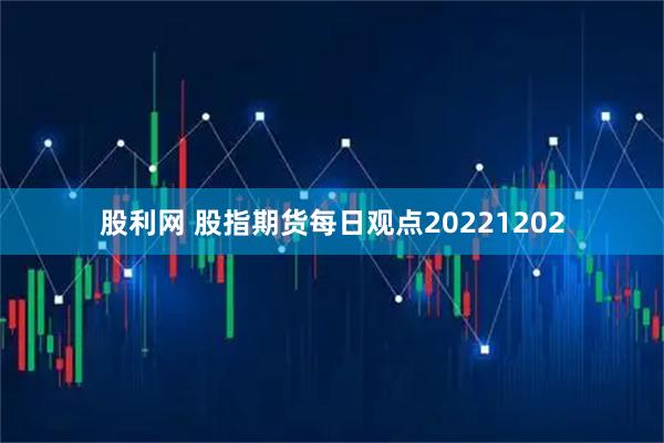 股利网 股指期货每日观点20221202