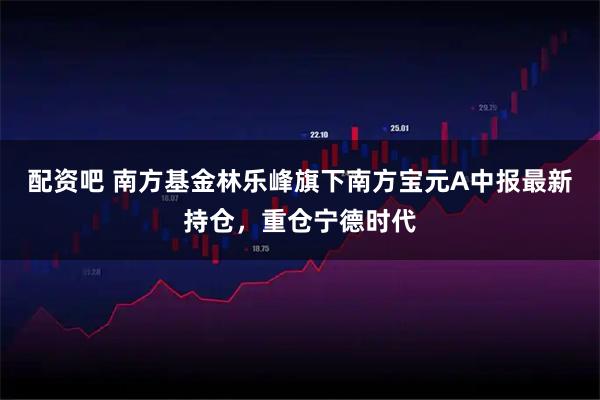 配资吧 南方基金林乐峰旗下南方宝元A中报最新持仓，重仓宁德时代